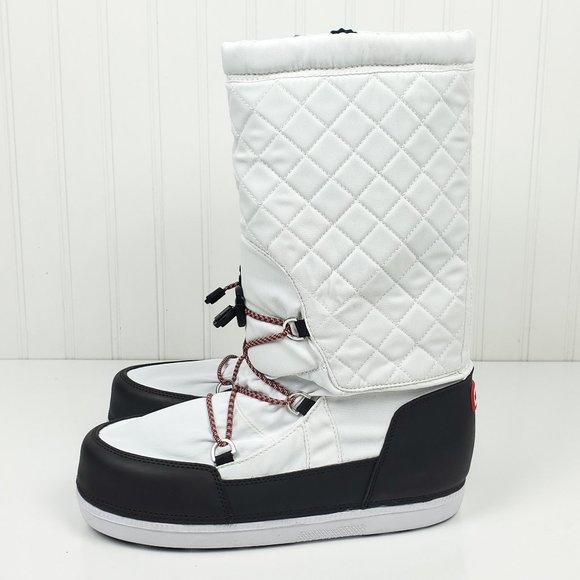 🤑SOLD🤑 Hunter Quilted Snow Boots NWOB US 8 - Picture 4 of 12